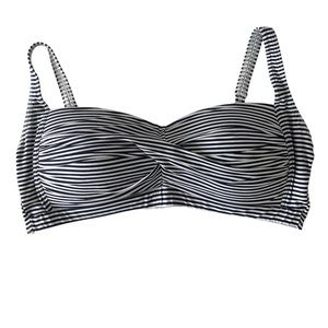 Bond-eye Australia bikini top striped blue and white size D/DD / 12 bandeau swim